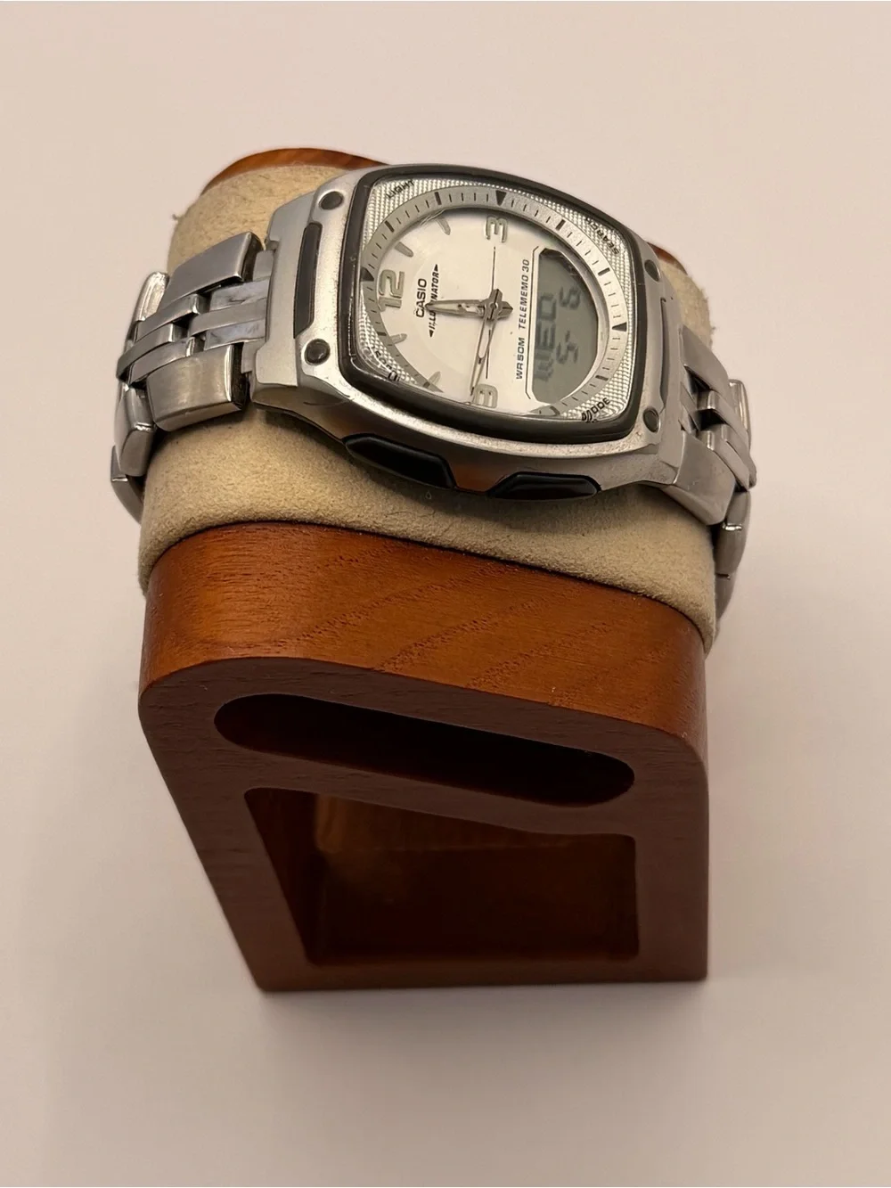 2005 Casio Illuminator, AW-81, Stainless Steel, Analog‎ & Digital Watch